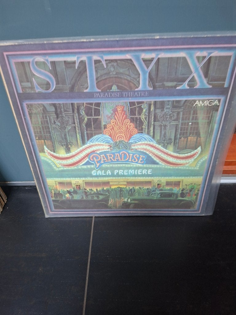 lp - styx - paradise theatre - amiga press, LP, Rock, Enlèvement ou Envoi, Utilisé