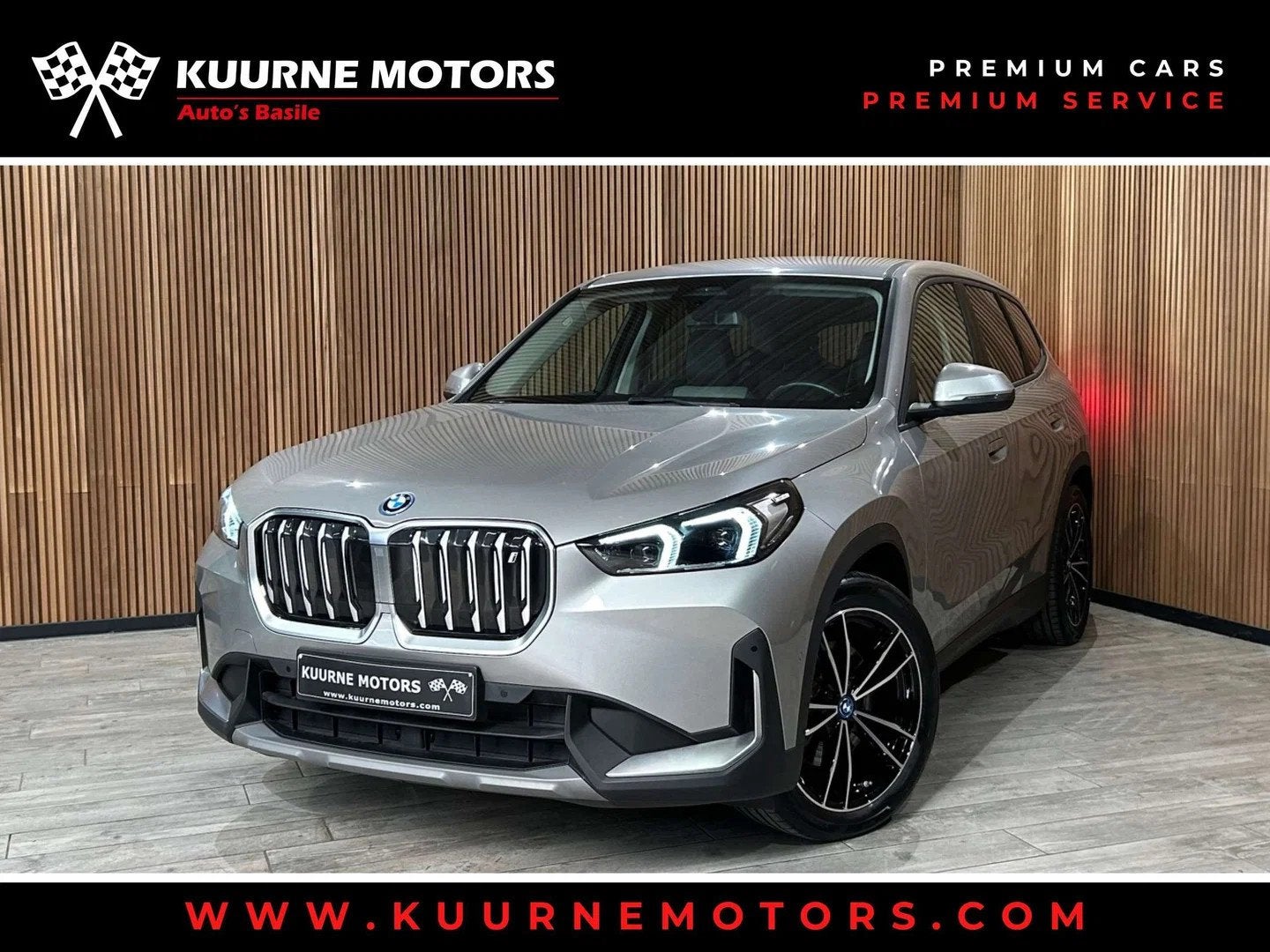 BMW iX1 xDrive30 Alu19"/Led/Cam/Gps/Leder/Keyless/Bt *1j gar, Auto's, Automaat, Gebruikt, 1 kg, Leder