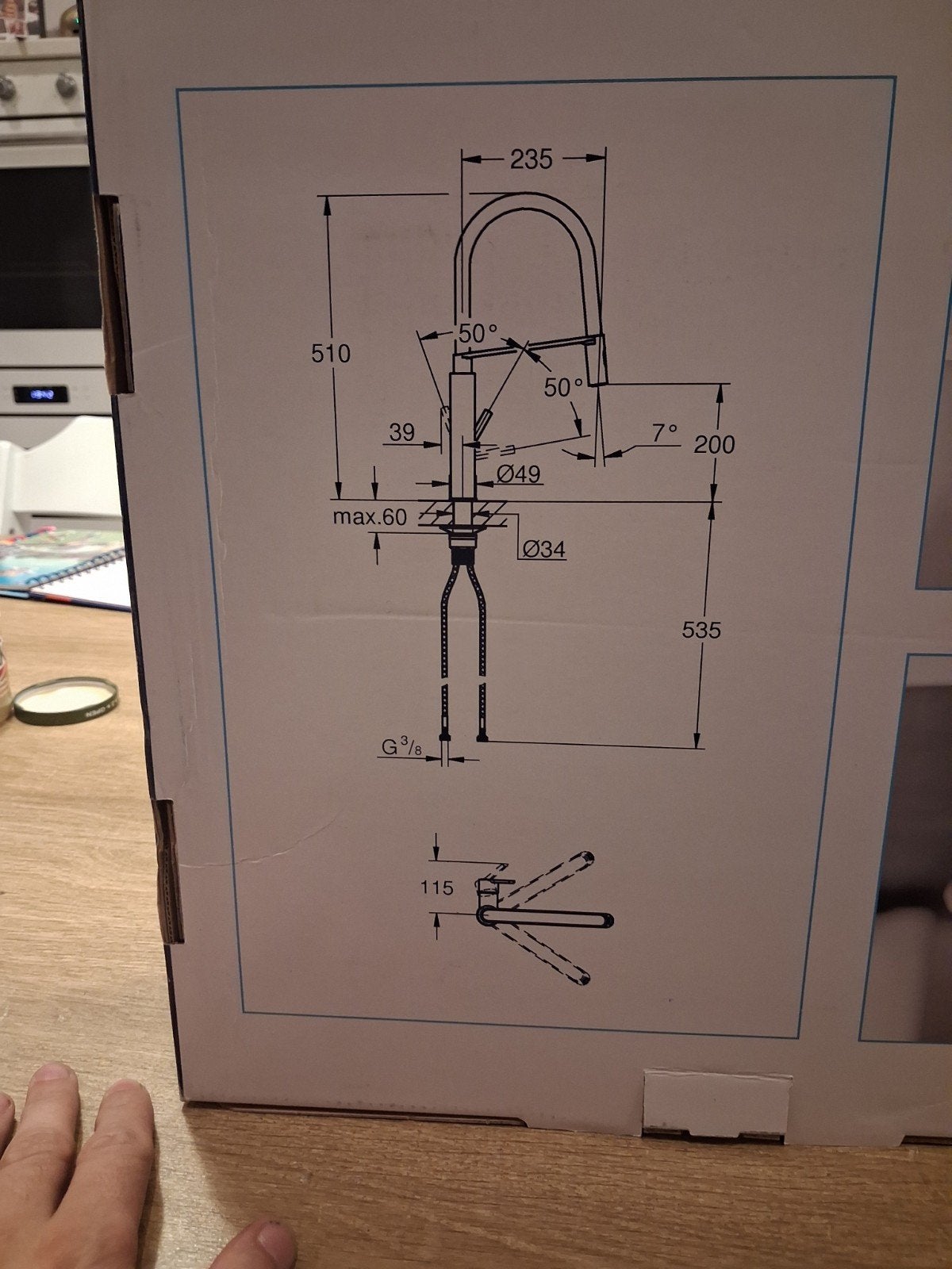 originele GROHE Feel Professional keukenkraan, artikelnummer, Ophalen of Verzenden, Grohe