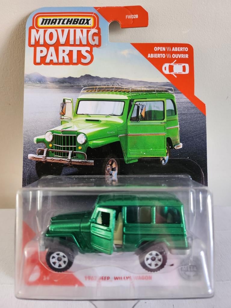 Matchbox Moving Parts 1962 Jeep Willy's Wagon (2020), Hobby & Loisirs créatifs, Enlèvement ou Envoi