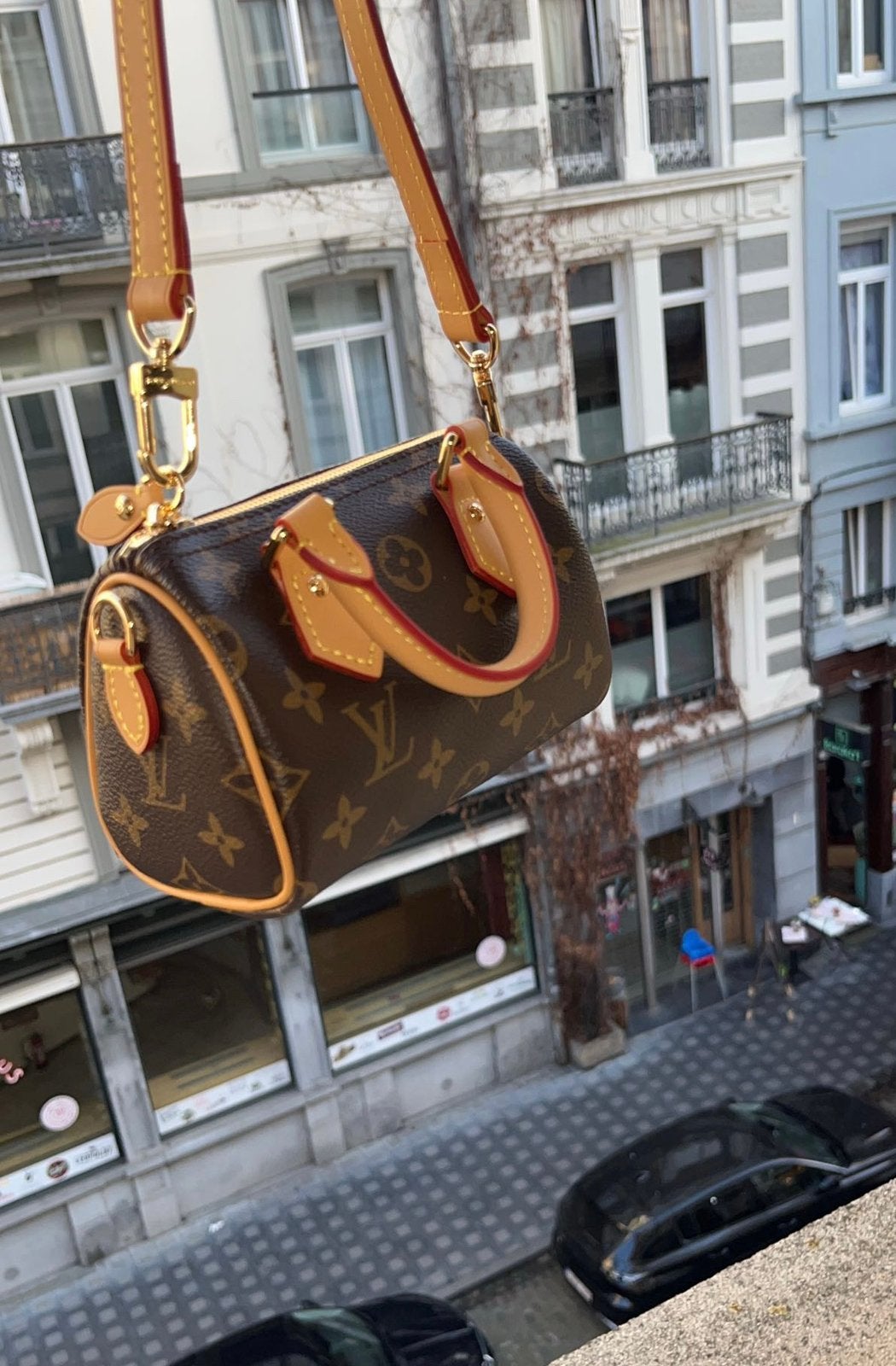 Nano Speedy - Louis Vuitton - Authentique, Enlèvement ou Envoi, Comme neuf, Sac à main