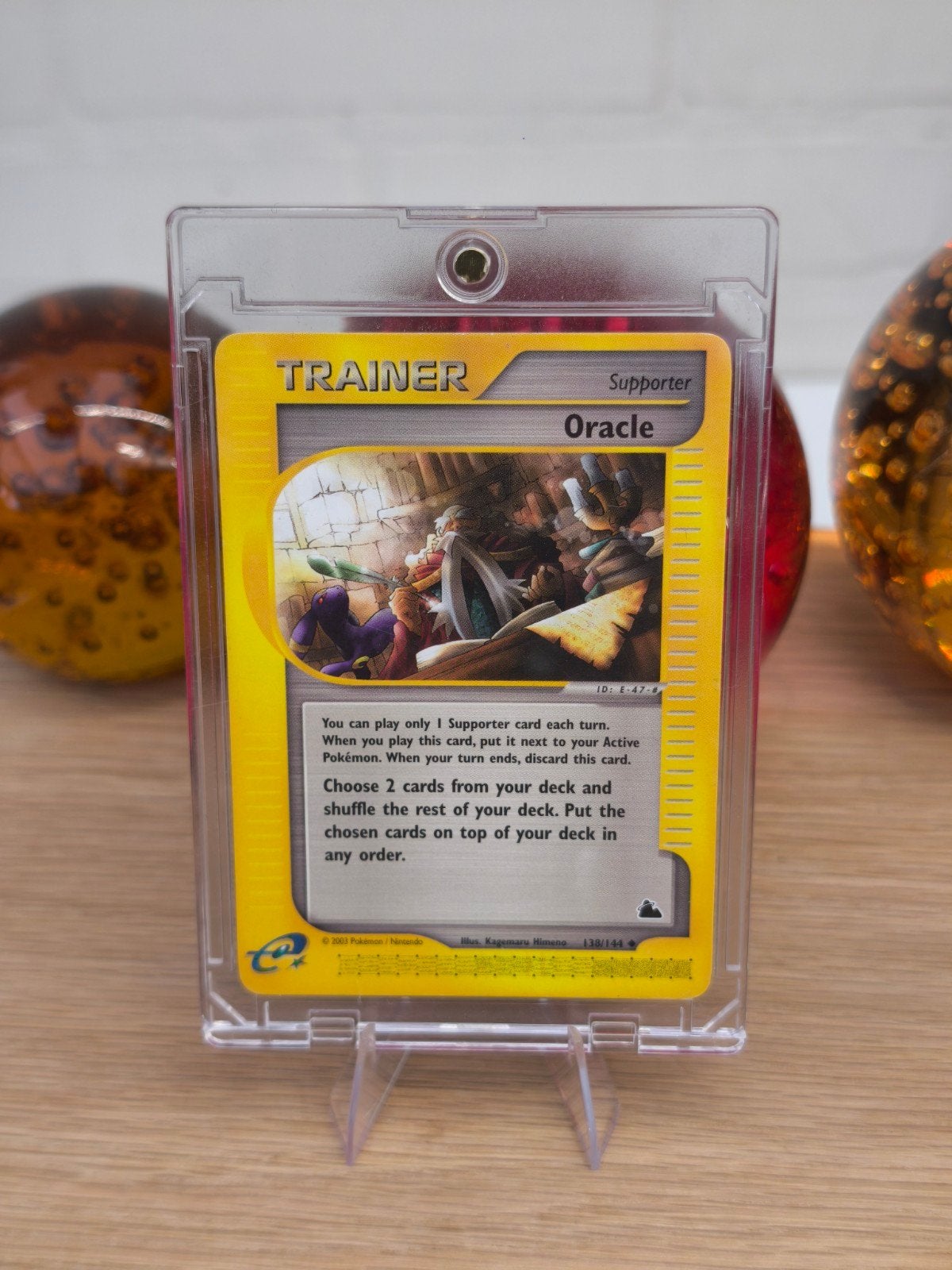 Pokémon Skyridge Oracle 138/144 – Rare Trainer Card (2003), Ophalen of Verzenden