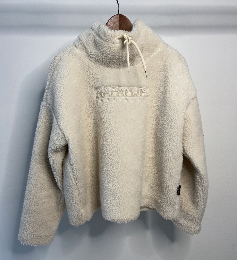 Napapijri Ski-jas (Vrouwenmodel, Maat S), Ophalen, Beige, Nieuw, Maat 36 (S)