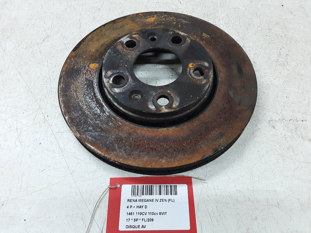 FREIN DISQUE AVANT Renault Megane IV (RFBB) (01-2015/-), Renault, Mevr. I. Hauben, Utilisé, Rue de l'Espoir 34 34
4030  GRIVEGNÉE, BE