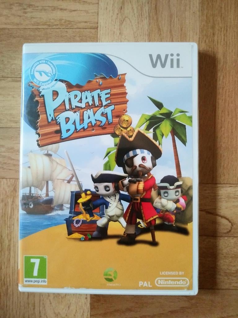Pirate Blast, jeu pour Wii ou Wii U, Enlèvement ou Envoi, 2 joueurs, À partir de 7 ans, Aventure et Action