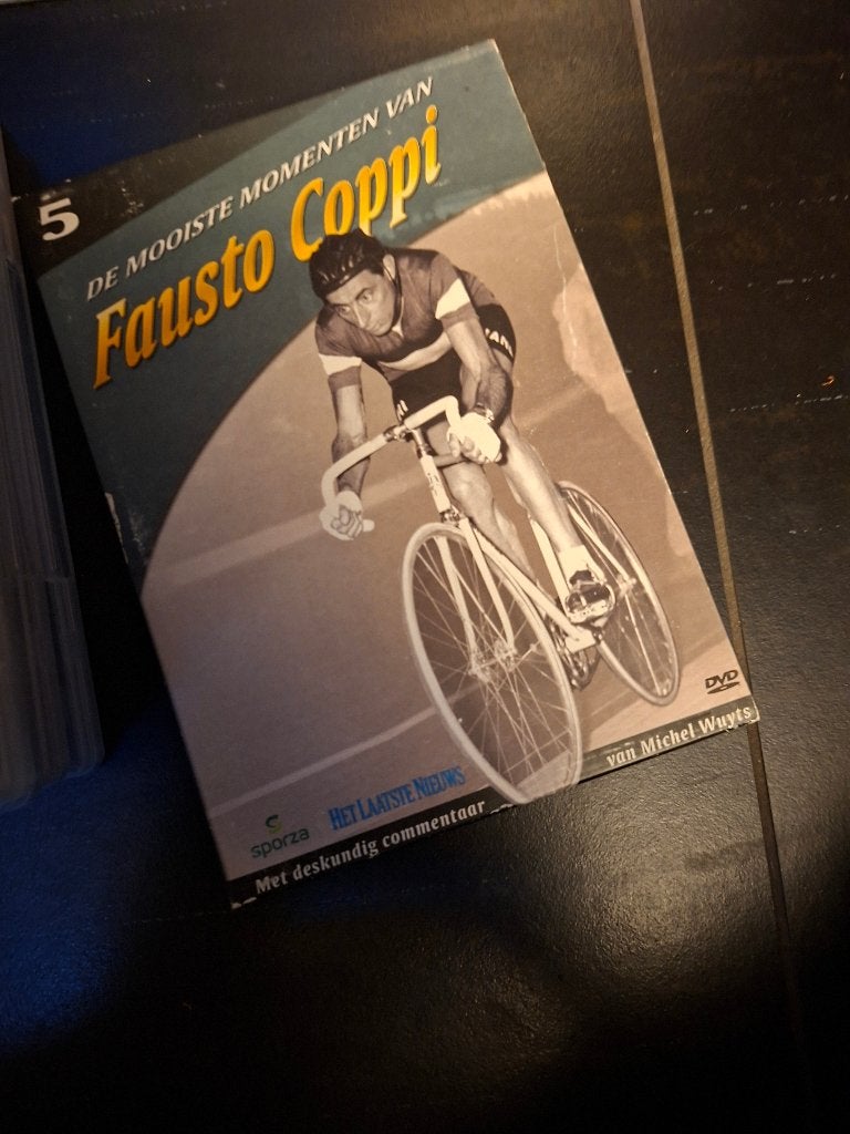 dvd - de mooiste momenten van fausto coppi, Gebruikt, Alle leeftijden, Nederlands, Wielrennen