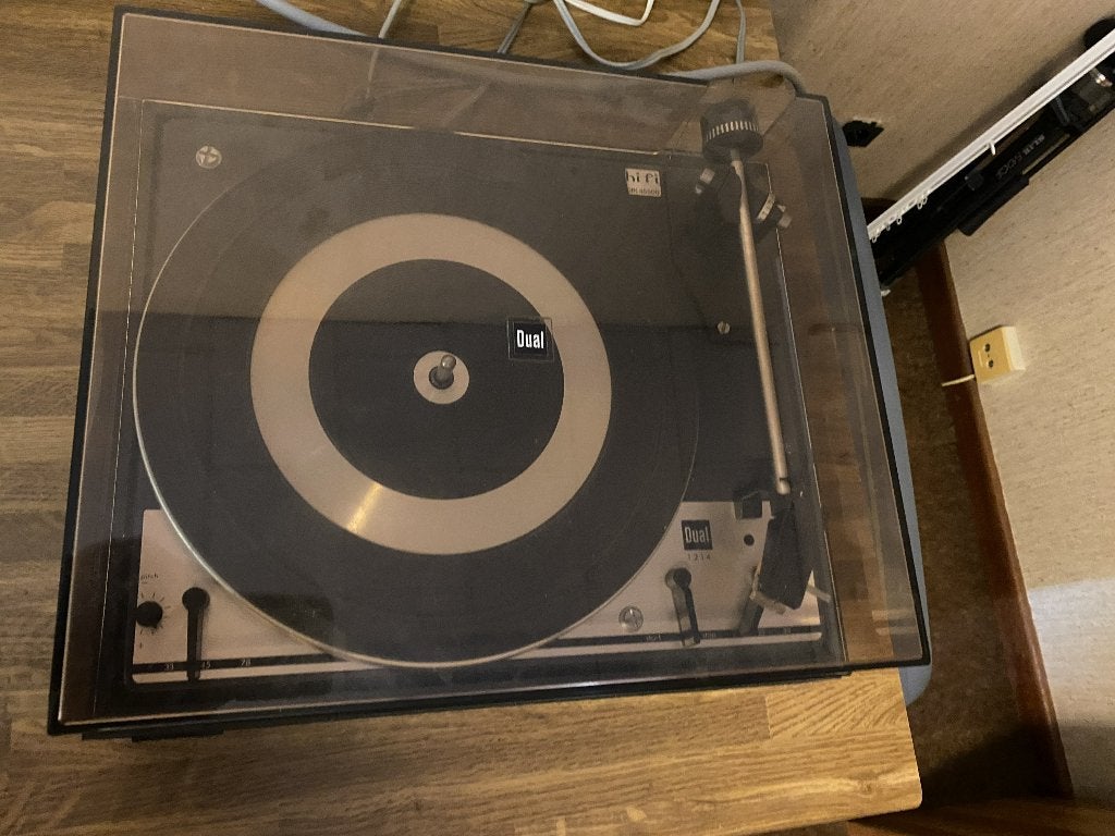 platenspeler vintage dual type cs 16 - werkt niet-, Enlèvement ou Envoi, Ne fonctionne pas, Tourne-disque, Dual