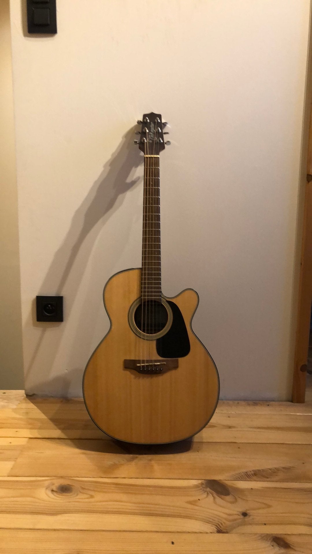 gitaar Takamine, Enlèvement ou Envoi, Comme neuf, Guitare Western ou Guitare Folk, Avec valise