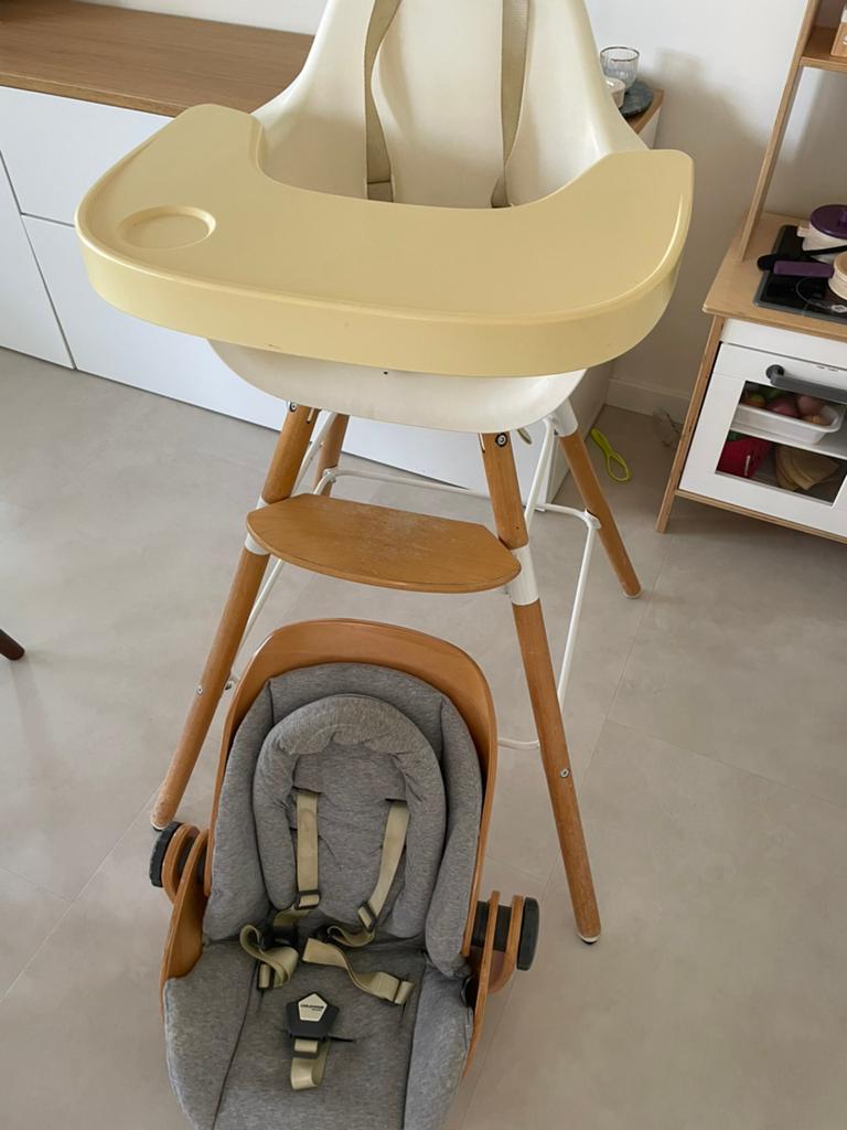 Childwood eetstoel en newborn, Kinderen en Baby's, Kinderstoelen, Ophalen, Zo goed als nieuw