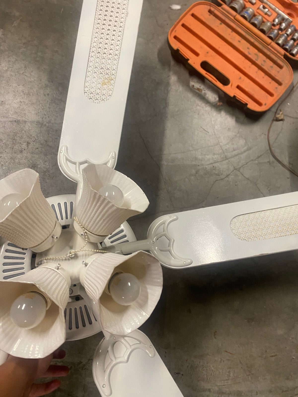 Plafondventilator, Enlèvement, Comme neuf, Ventilateur de plafond