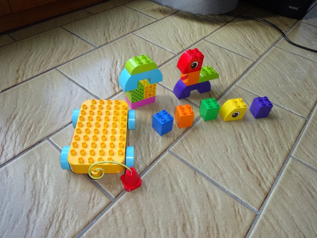 Duplo kar, Kinderen en Baby's, Ophalen of Verzenden, Zo goed als nieuw, Compleet, Duplo