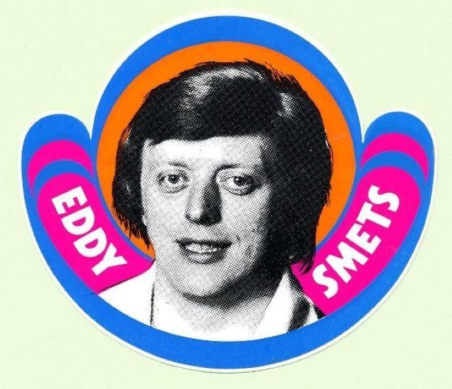 (m95) Eddy Smets,1 sticker / 2 promotiefoto's, Verzenden