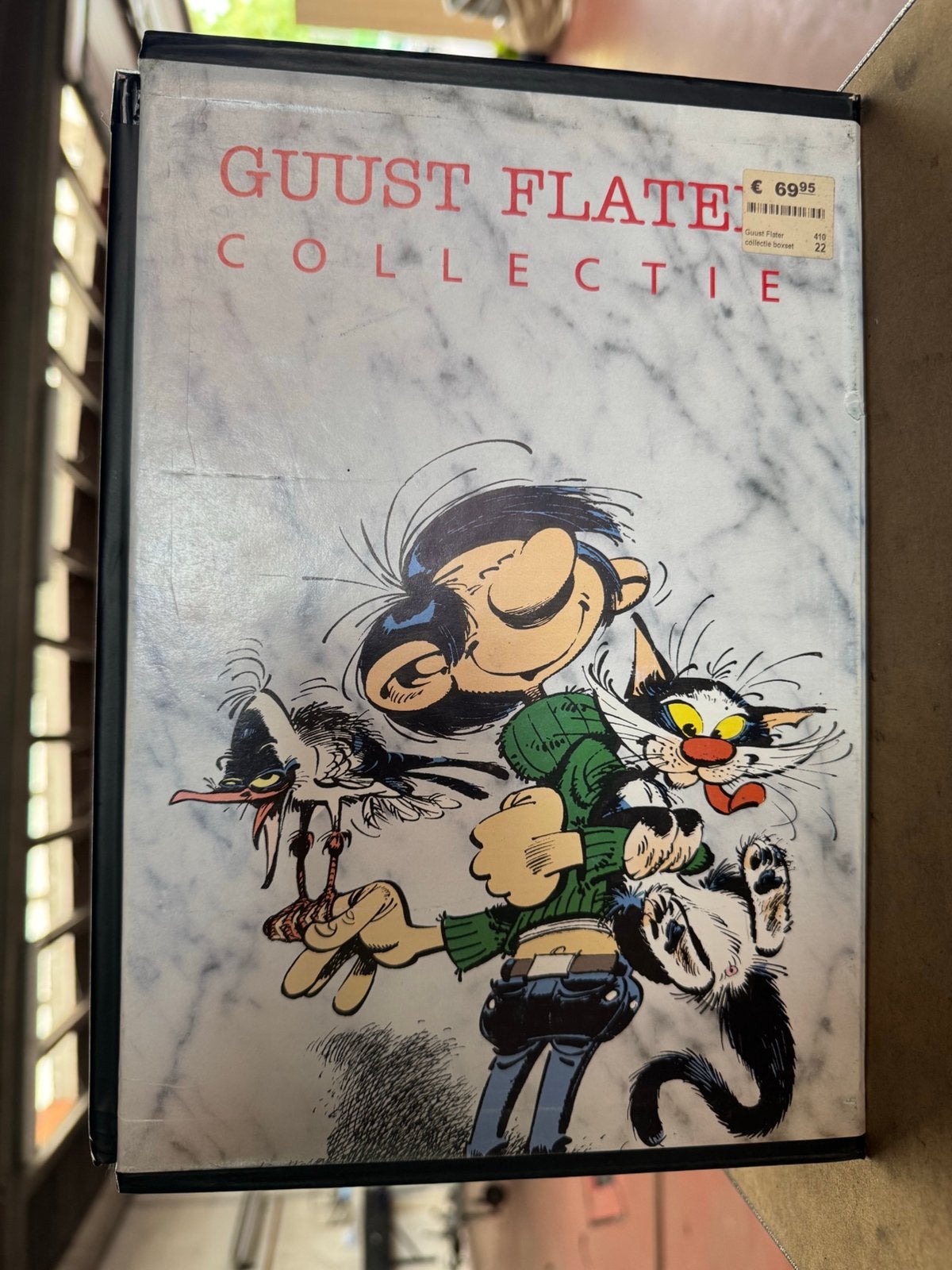 Guust Flater Collectie, Enlèvement