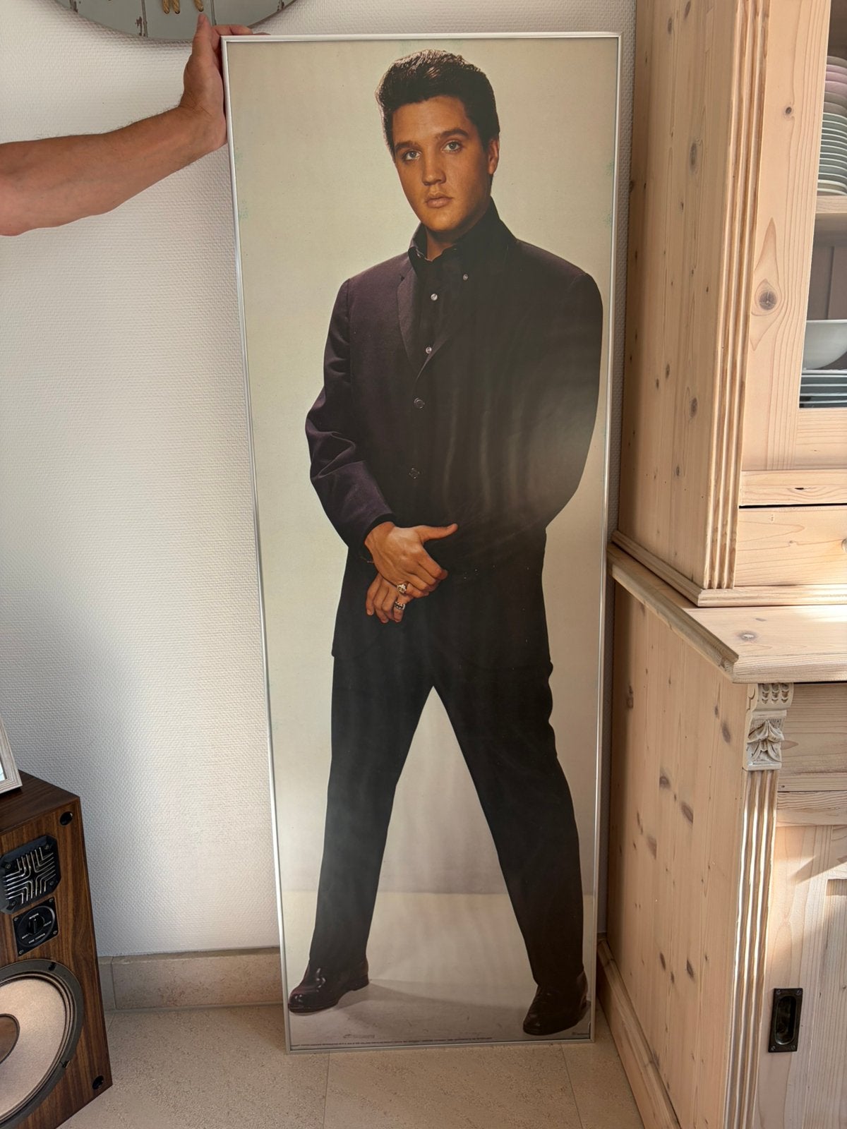 Elvis Presley Grote vintage reproductie, Ophalen, Gebruikt, Vintage, Decoratieobject