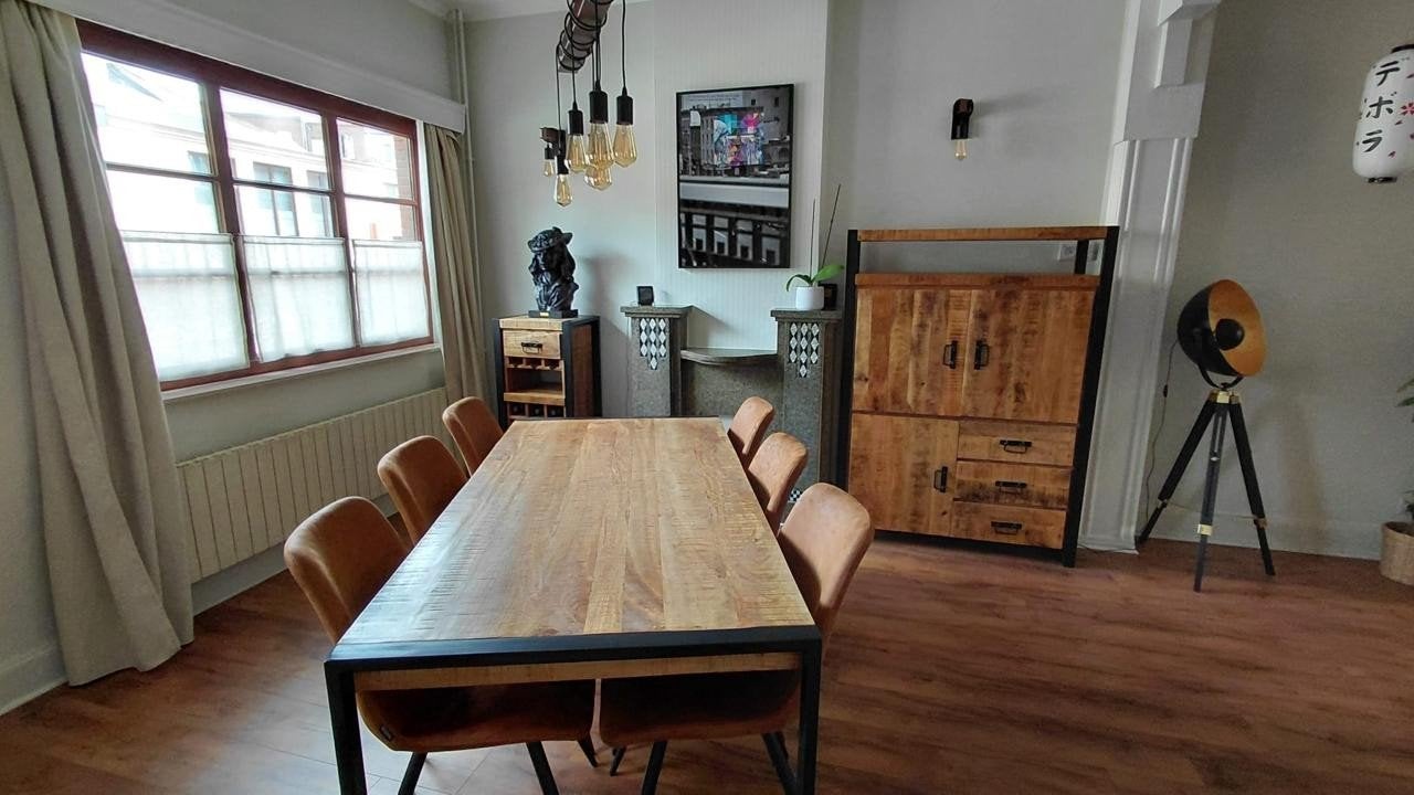 Salle à manger + meuble télé, Huis en Inrichting, Complete eetkamers, Ophalen