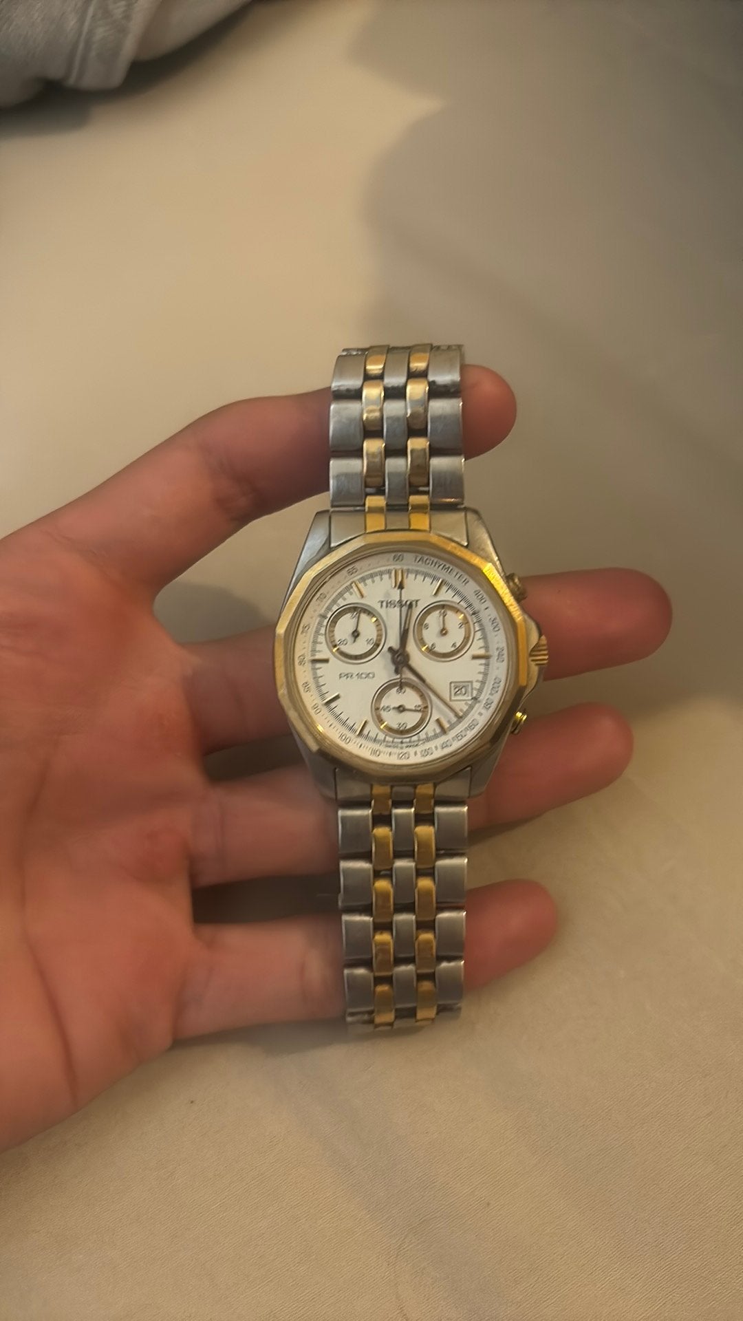 Tissot PR100 Chronograph Model 104, Overige materialen, Polshorloge, Overige materialen, Zo goed als nieuw