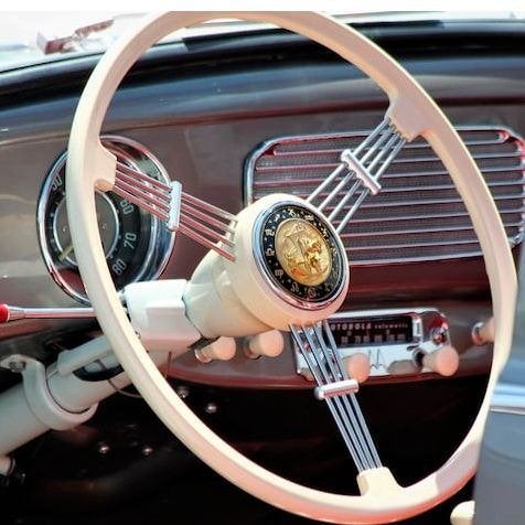 VW ivoorkleurig banjo-stuurwiel Kever Type 3 T181, Ophalen of Verzenden, Nieuw