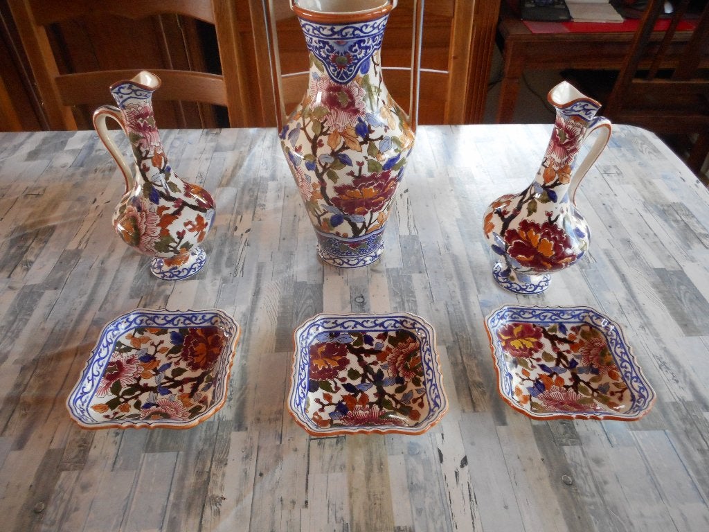8 pièces faience gien, Enlèvement