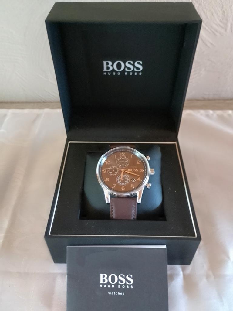 Montre Hugo Boss Team F1 ((Nouvelle)), Ophalen, Nieuw, Leer