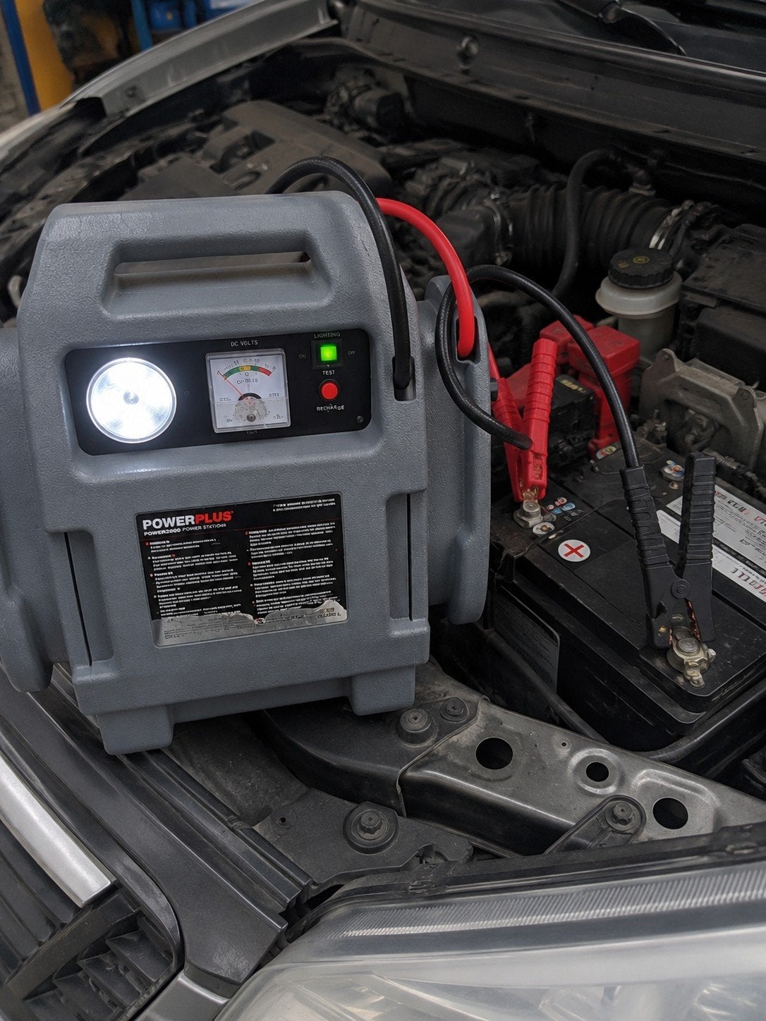 Auto Hulpstation plaatst LED-lamp in de compressor, Ophalen, Gebruikt