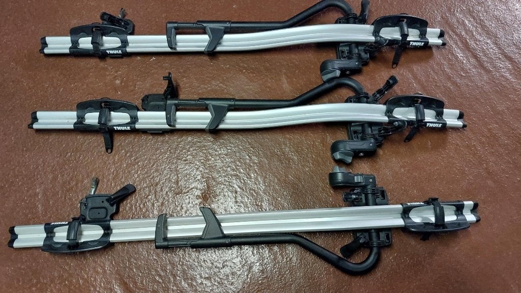 Thule Proride 591 fietsdrager, Ophalen, Gebruikt, Dakdrager