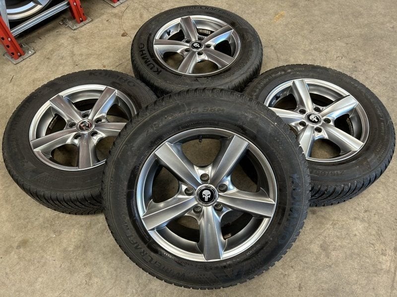 16 inch Dezent velgen + winterbanden Nissan Qashqai, Auto-onderdelen, -, Banden en Velgen, -, Gebruikt