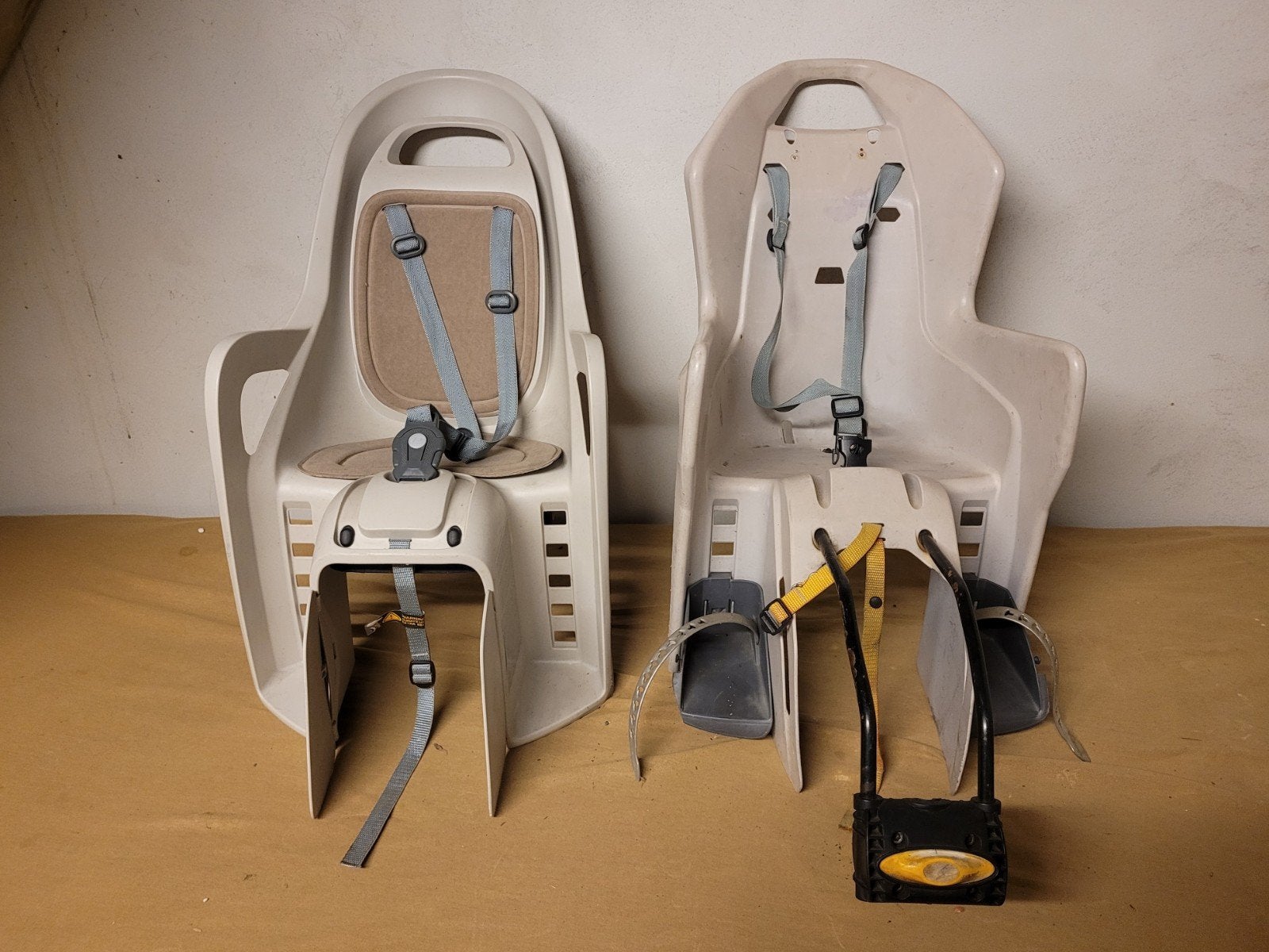 2 x kinder stoel fiets, Achterzitje, Polisport,Bubbly., Ophalen of Verzenden, Gebruikt