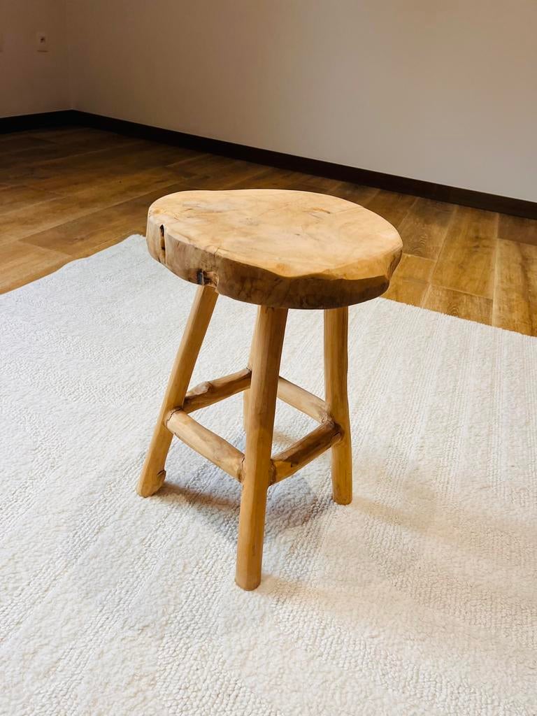 Houten krukje, Ophalen, Zo goed als nieuw
