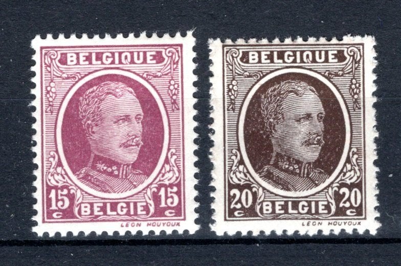 195/196 MNH 1922 - Z.M. Koning Albert 1, Verzenden, Postfris, Postfris