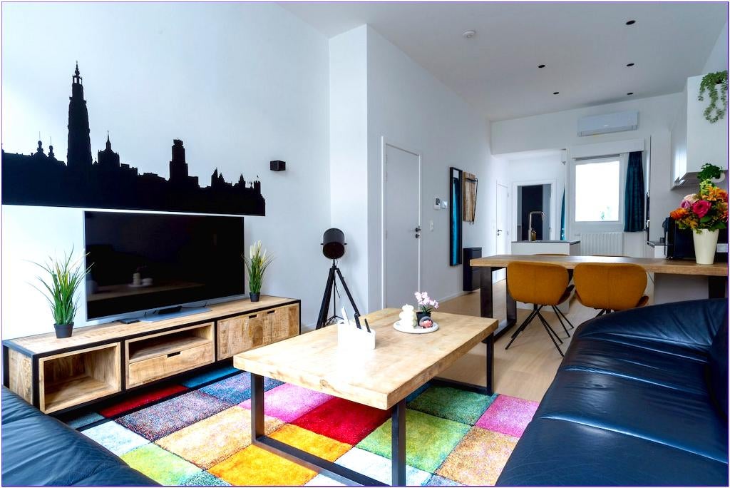 Charmant appartement met 1 slaapkamer in Antwerpen, 50 m² of meer, Antwerpen (stad)