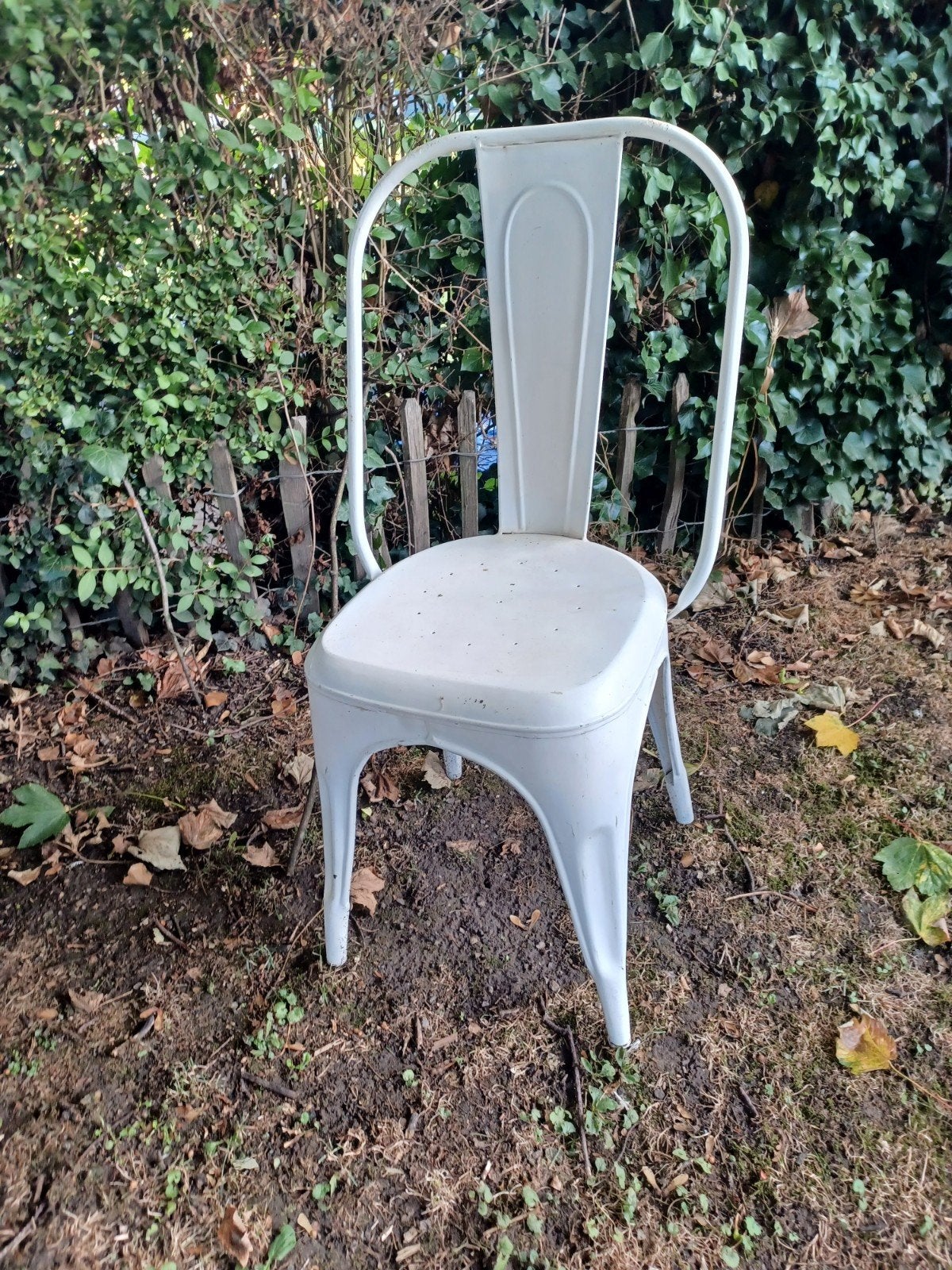 ancienne chaise de jardin en tôle, Maison & Meubles, Chaises, Enlèvement