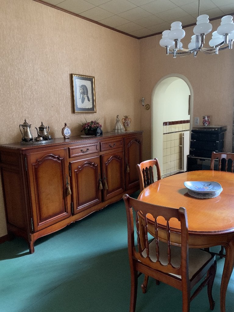 Dressoir in kerselaar, Ophalen, Gebruikt, Met deur(en), 200 cm of meer
