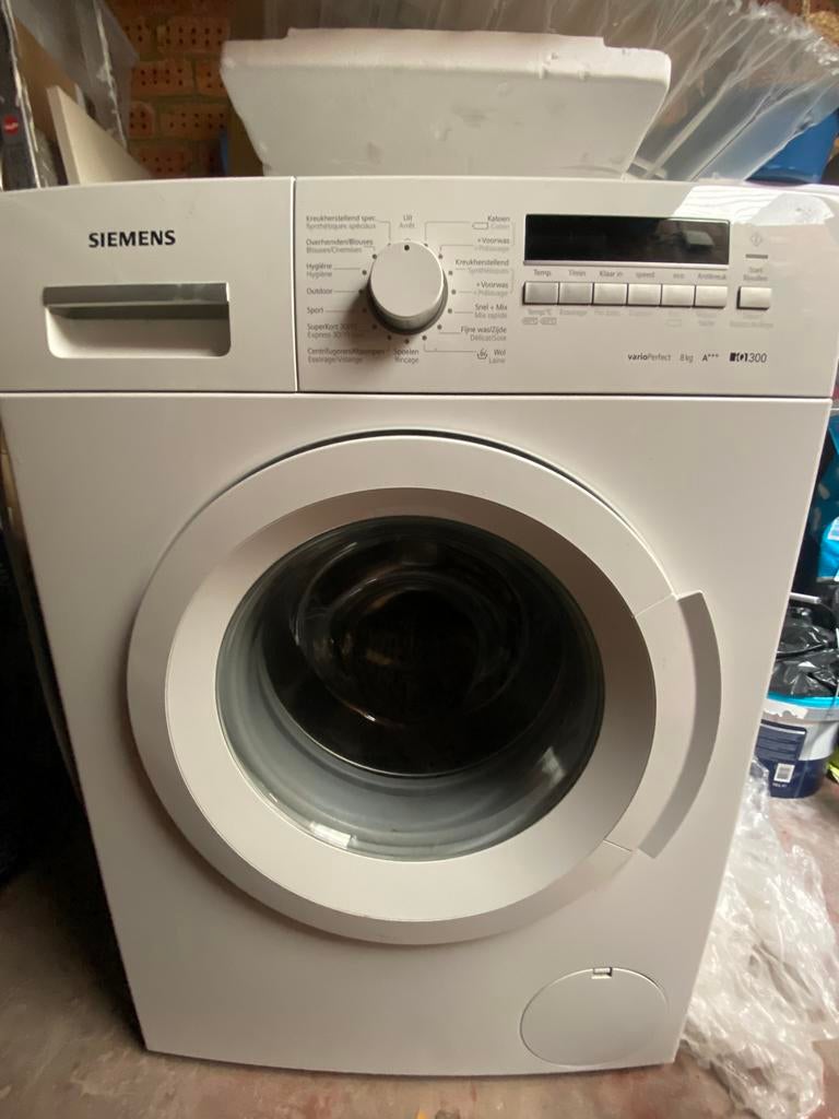 Siemens white washing machine, Elektronische apparatuur, Wasmachines, 8 tot 10 kg, Ophalen, Gebruikt