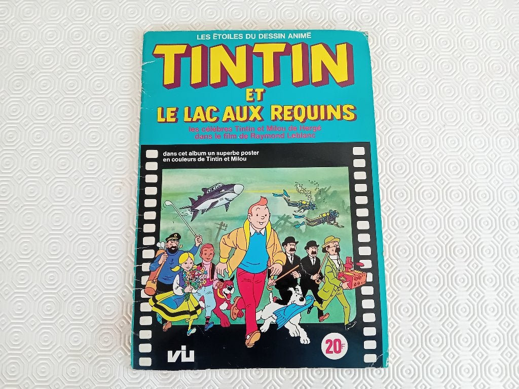 Album Chromos Images Vanderhout Tintin et Le Lac Aux Requins, Boeken, Ophalen of Verzenden, Gelezen