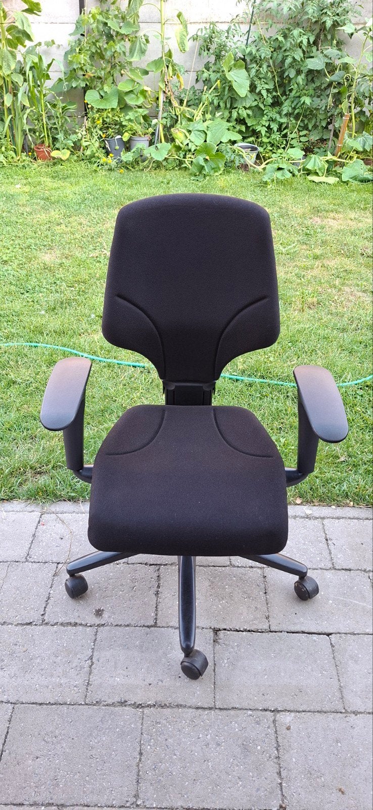 Giroflex bureaustoel comfortable, Huis en Inrichting, Bureaustoelen, Ophalen, Gaming bureaustoel, Zwart, Nieuw