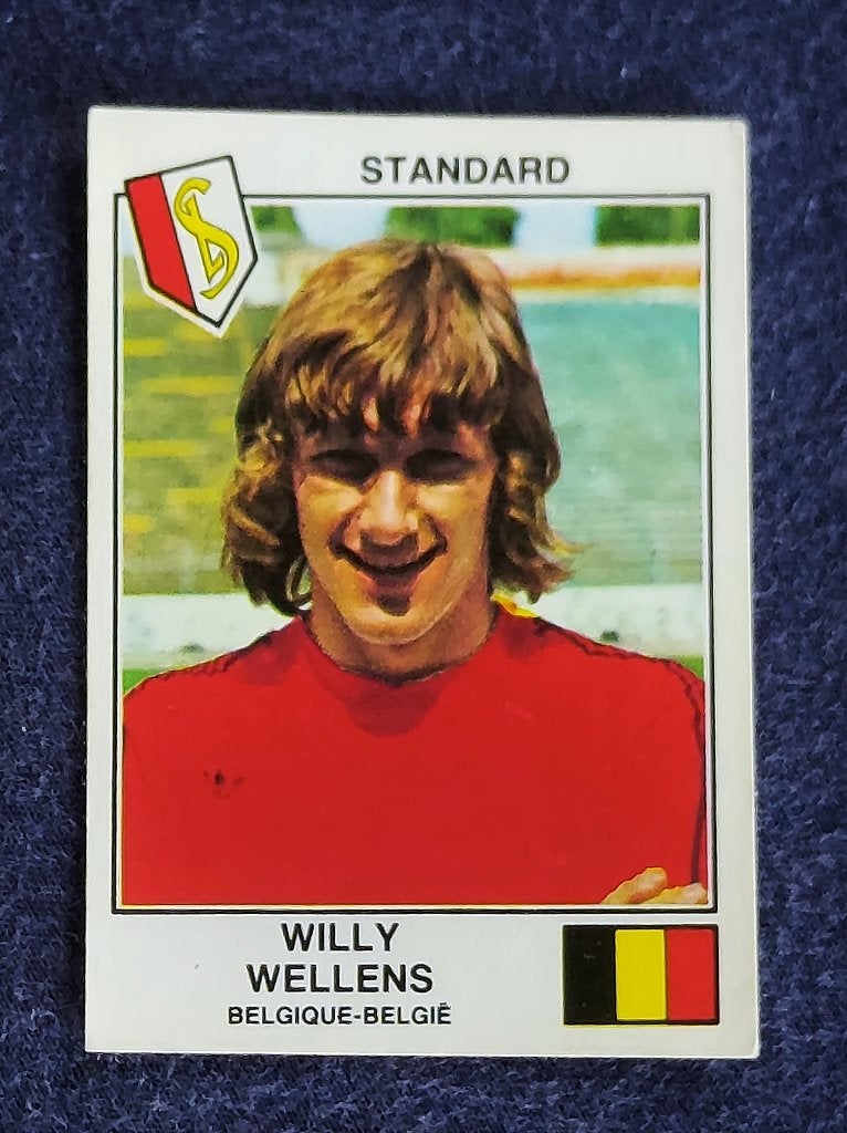 Panini sticker card voetbal EK Euro 1979 - Willy Wellens ', Ophalen of Verzenden, Nieuw, Sticker
