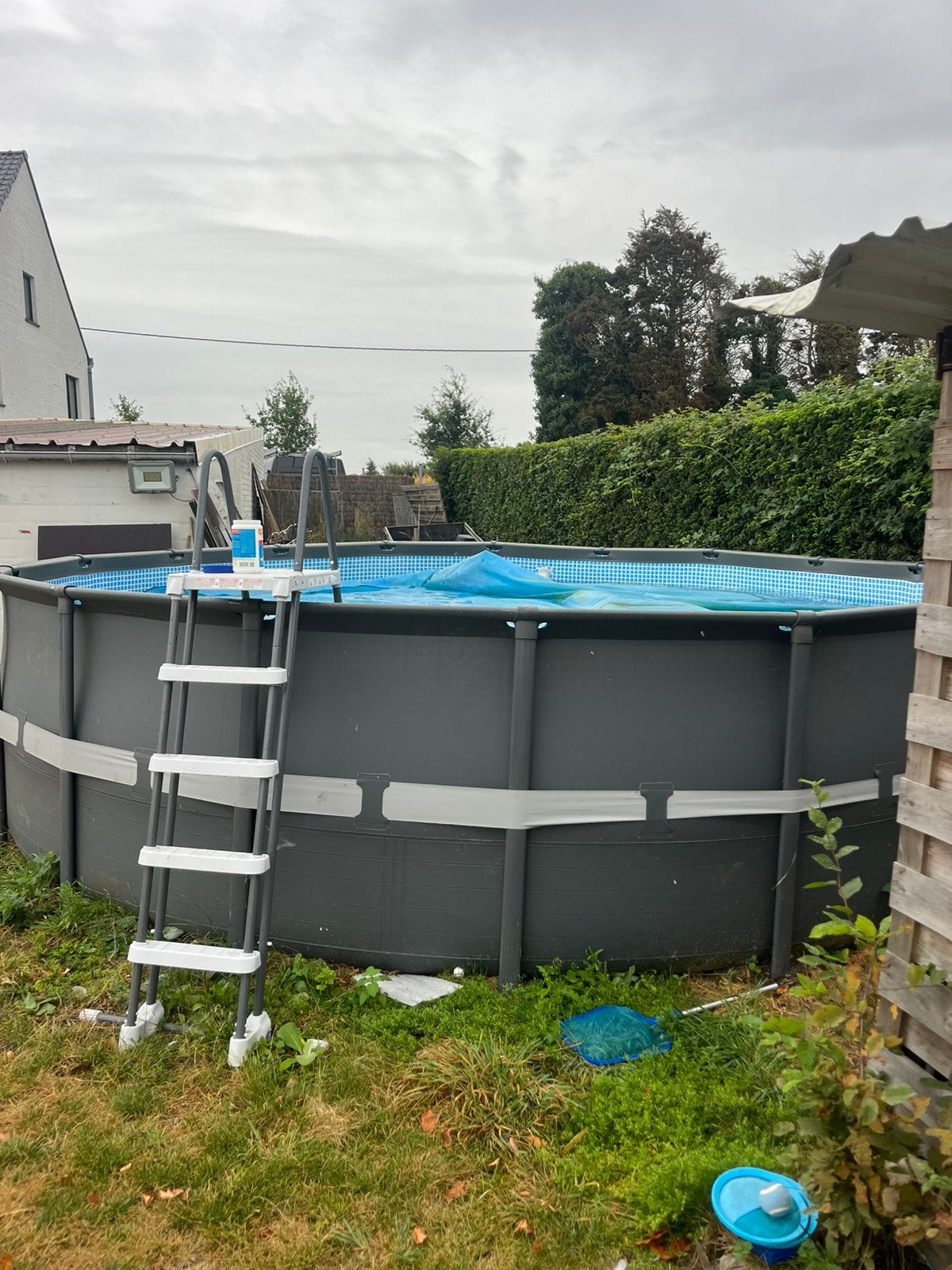 Intex zwembad 549x132, Tuin en Terras, Zwembaden, Ophalen, Rond