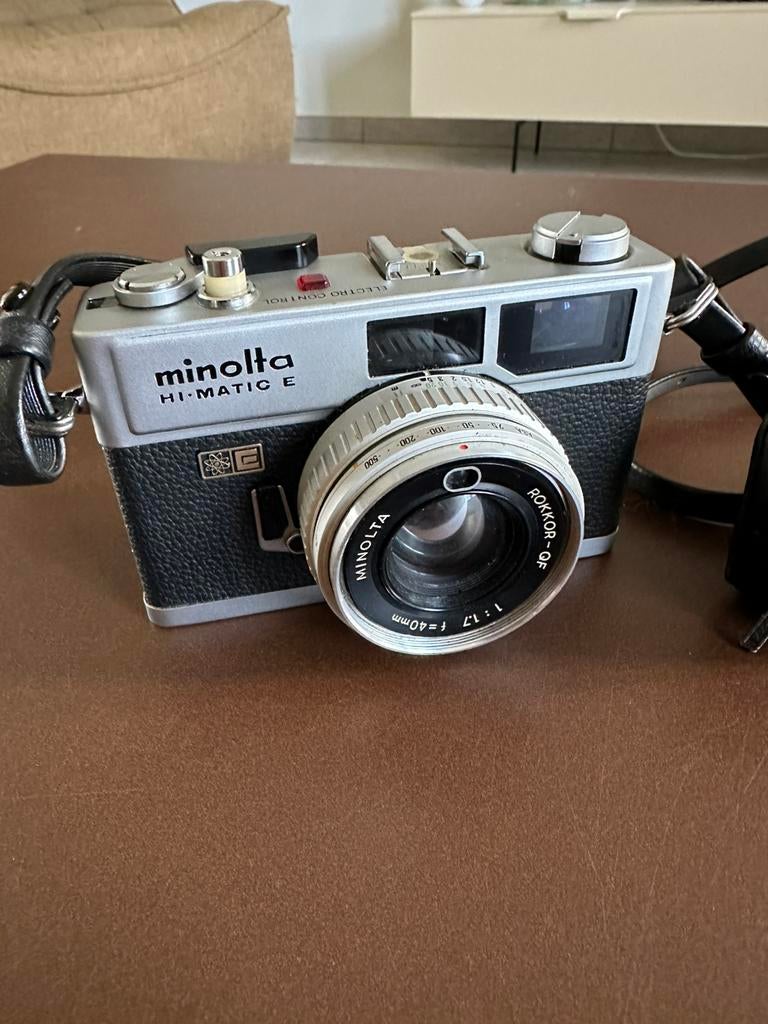 Minolta Hi-matic E, Audio, Tv en Foto, Fotocamera's Analoog, Ophalen of Verzenden, Gebruikt, Minolta