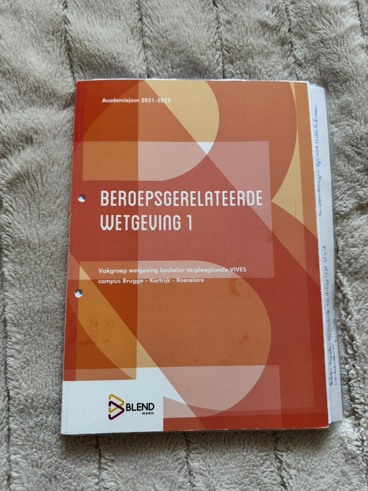 Beroepsgerelateerde wetgeving 1, Ophalen, Zo goed als nieuw