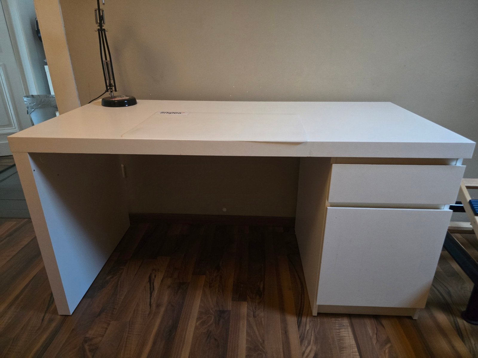 Bureau met ladekastje voor studenten, Huis en Inrichting, Bureaus, Ophalen, Demontabel, IKEA, 140 cm