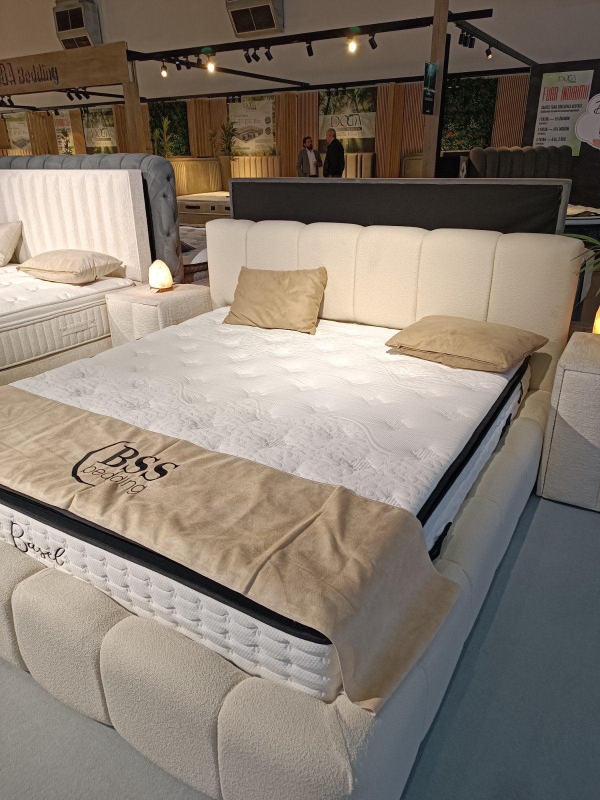 Matelas à ressorts ensachés de luxe avec surmatelas 160/200, Enlèvement, Matelas