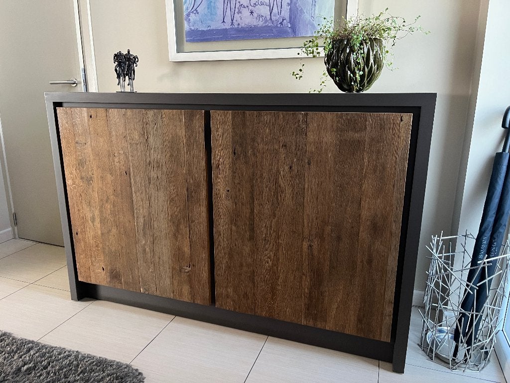 Kast - Dressoir, Ophalen, Met plank(en), Landelijk - modern, Eikenhout