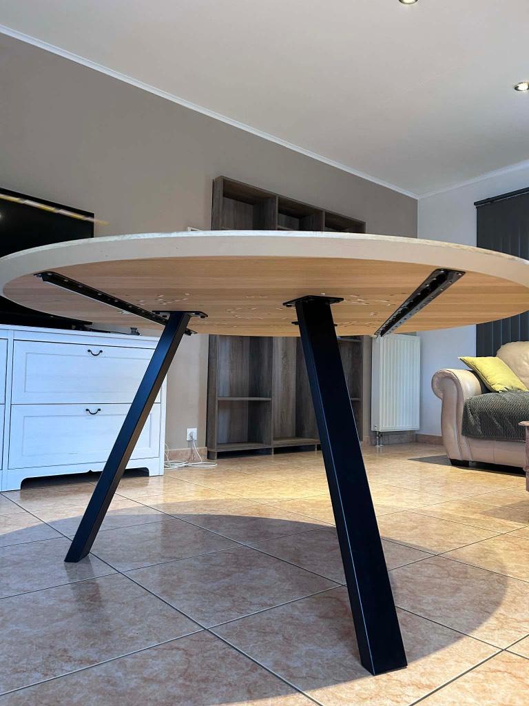 Table à manger ronde, 100 à 150 cm, Cinq personnes ou plus, Rond, 100 à 150 cm