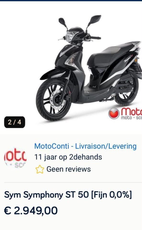 Sym symphony A klas, Enlèvement ou Envoi