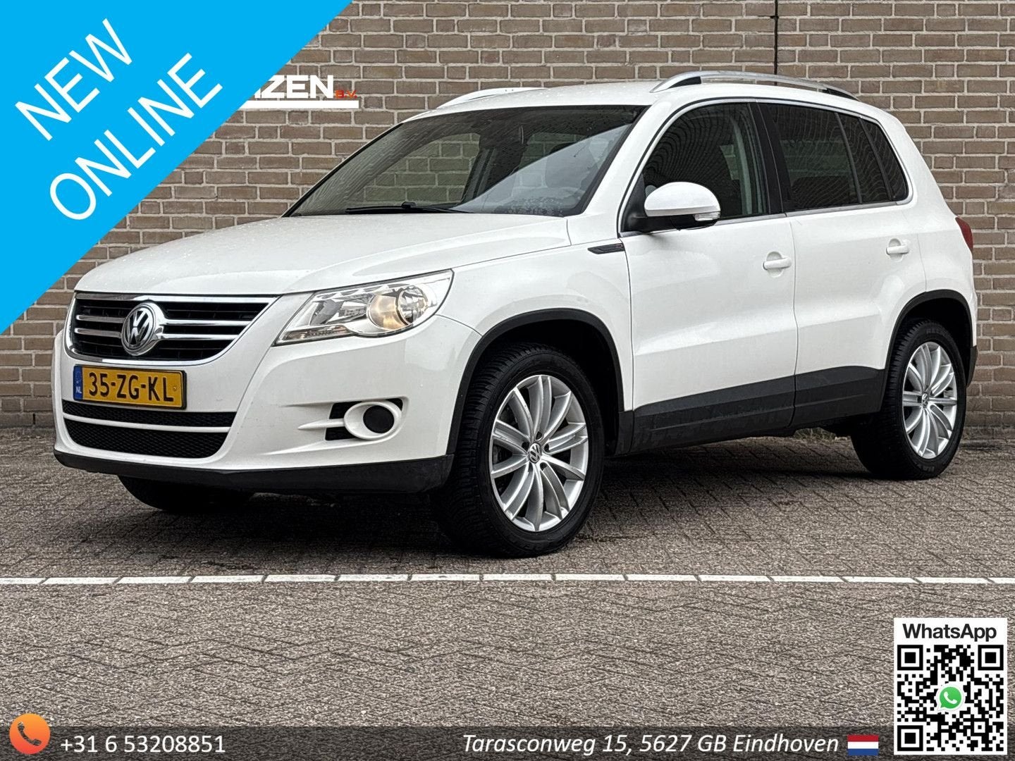 Volkswagen Tiguan 1.4 TSI Sport&Style 4Motion | APK 03-2027, 199 g/km, Zwart, Wit, Bedrijf