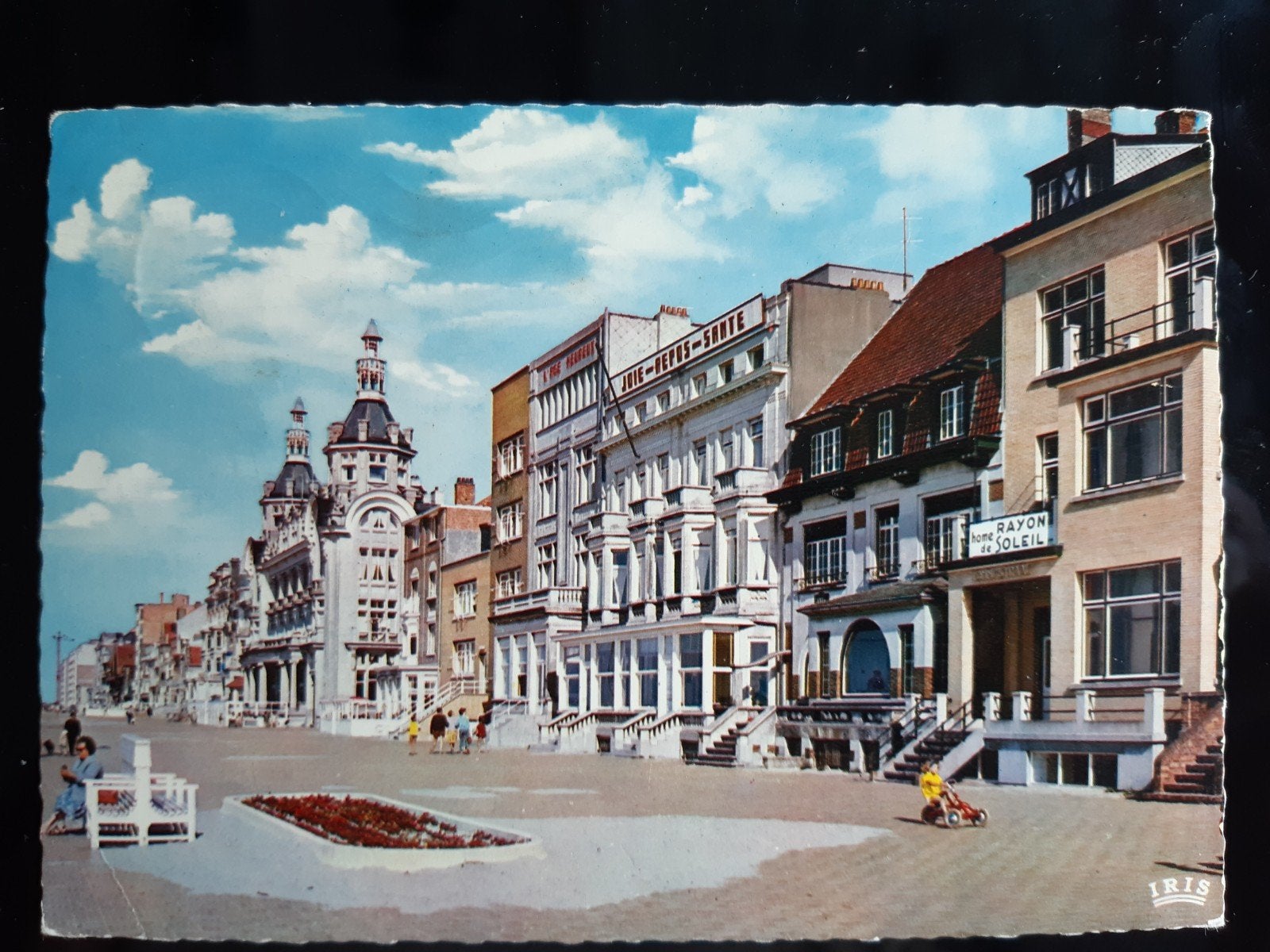 vintage kaart nieuwpoort digue zeedijk Nieuport, Verzamelen, Ophalen of Verzenden