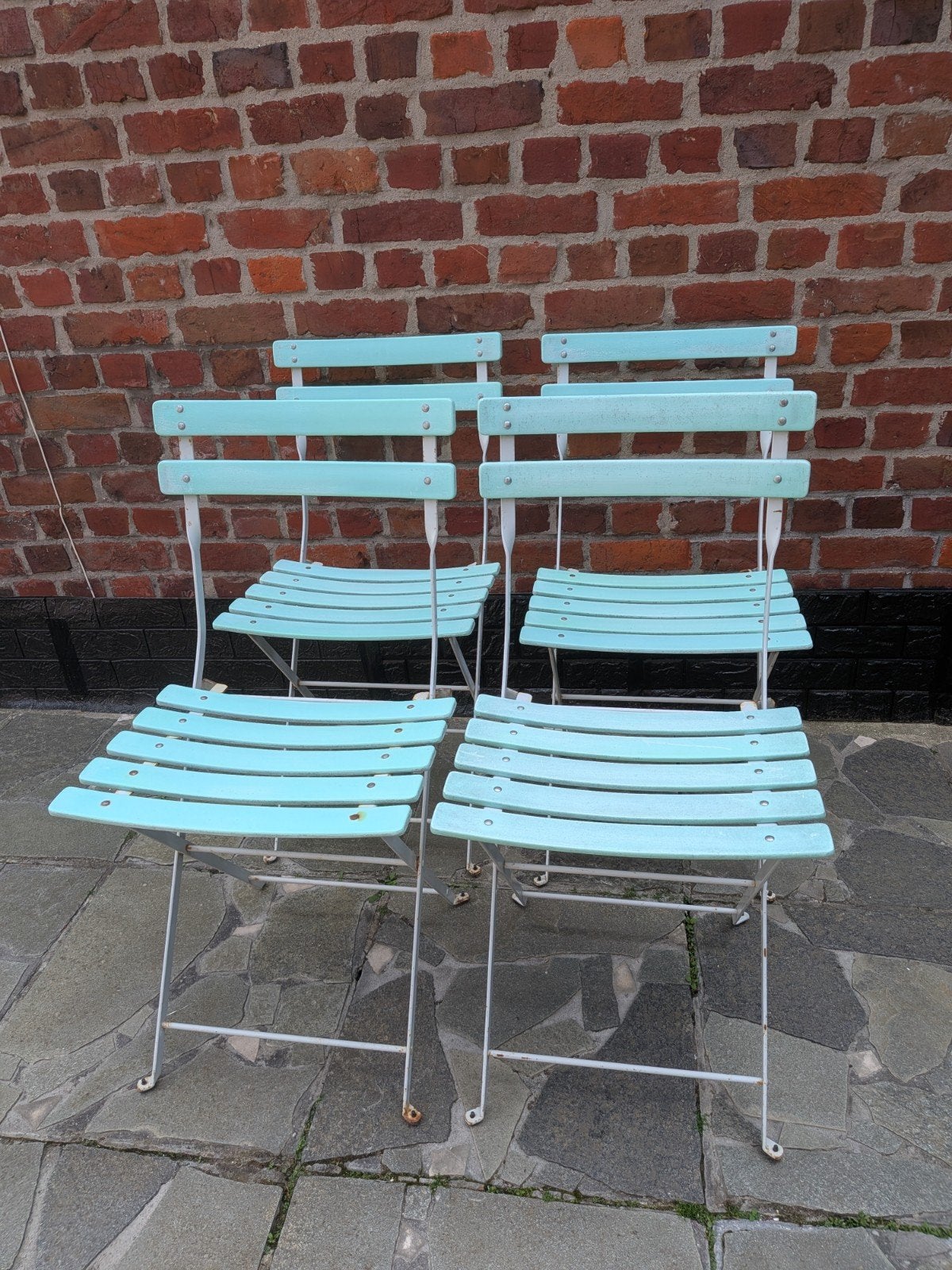 4 vintage bistrostoelen, Ophalen