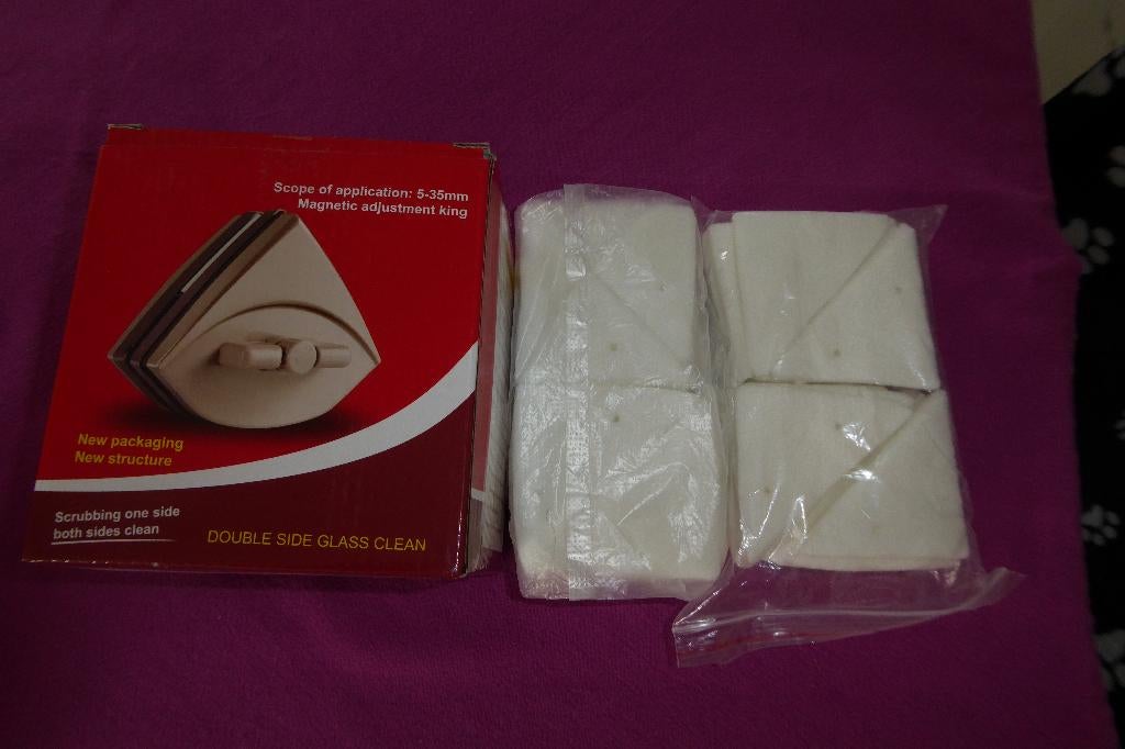 magnetische raamwisser, Huis en Inrichting, Schoonmaakartikelen, Ophalen of Verzenden, Raamwisser of Trekker