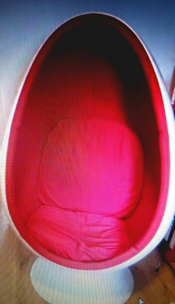 Egg chair egg stoel rood, Ophalen