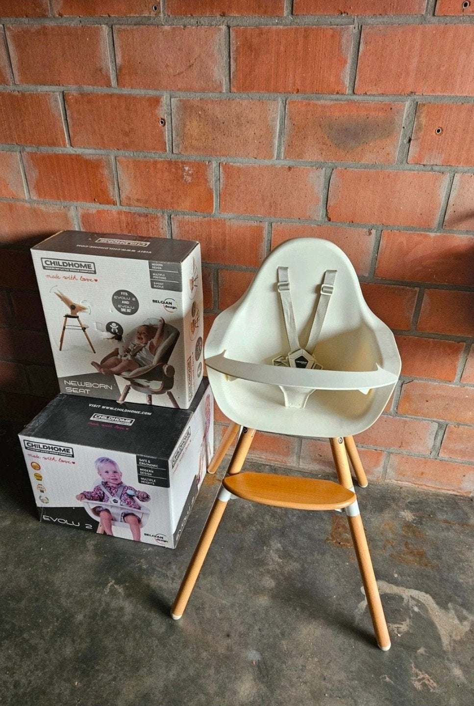 Kinderstoel Childhome voor kinderen van 0 tot 6j, Ophalen